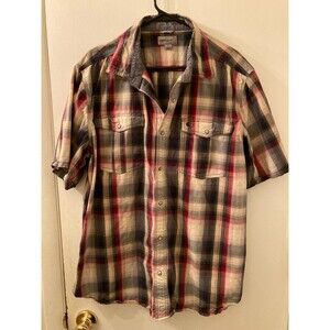 Carhartt Relaxed Fit Button-Up Dress Shirt Size Extra Large (XL) Short Sleeve